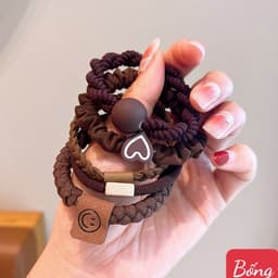 { Hàng Loại 1 } AB199 Set 20 Dây Thun Cột Tóc Siêu Xinh 2