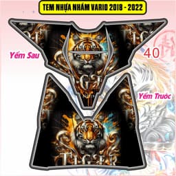 Tem Dán Nhựa Nhám Vario 125-150 2018 - 2022  decal 3lớp chống thấm nước 1