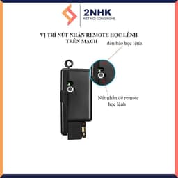 Công tắc điều khiển từ xa 100m/3000W/ 220V 2 tay điều khiển, bật tắt máy bơm nước, máy rửa xe thiết bị công tắc gia đình 3