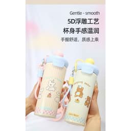 [Tặng túi+cọ ống hút] CHÍNH HÃNG Cốc giữ nhiệt thép không gỉ 316, dung tích 600ml TẶNG sticker dây cầm tay chắc chắn 7