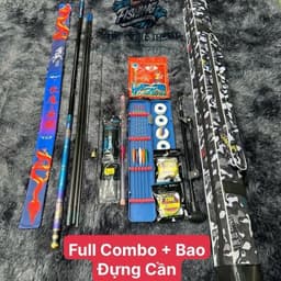 Full Combo Cần Câu Tay Phục Long Chiến Thần 5H Chất Lượng  Đồ Câu Fishing 247 Việt Nam 1