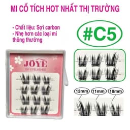 [hộp mini] Lông mi giả cổ tích thần thoại JOYE loại tách sợi từng cụm, chùm, bụi (nối mi) 3