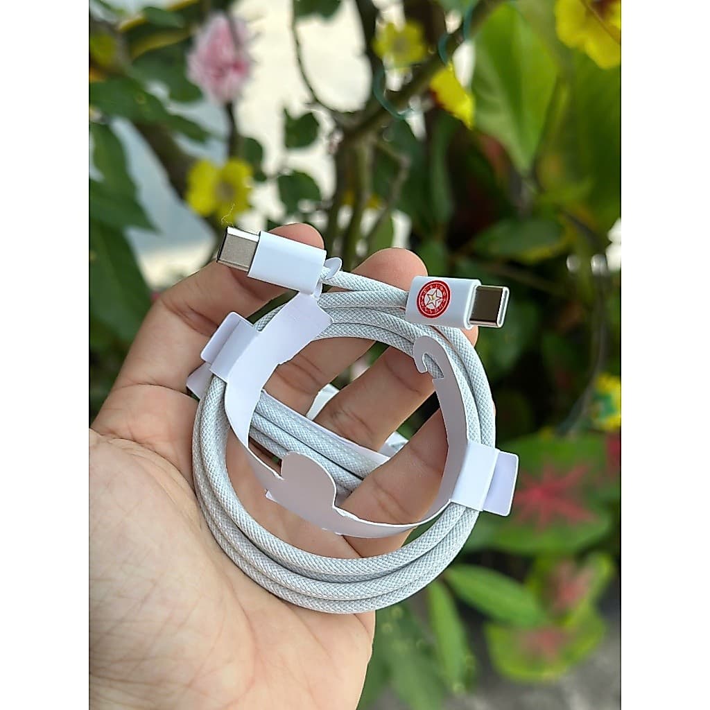 [BH 1 NĂM] Dây Sạc C To C Bện Dù 25W, Dài 1 Mét Linh Kiện
