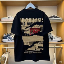 COD  Áo Thun, Phông Nam Nữ Cotton Cao Cấp UNISEX Streetwear Thời Trang Thoáng Mát Oversize 100Kg 2