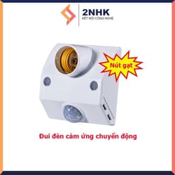 Đuôi đèn cảm ứng chuyển động sử dụng tia hồng ngoại, chuôi đèn cảm biến ứng tự sáng khi có người,, tắt khi không người 8