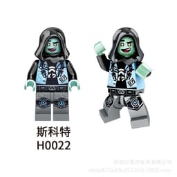 [CÓ SẴN][IN LƯNG]Mô Hình Lắp Ghép Nhân Vật Ninjago -Phù Thủy Đầu Lâu-Season 12-Season 13 2