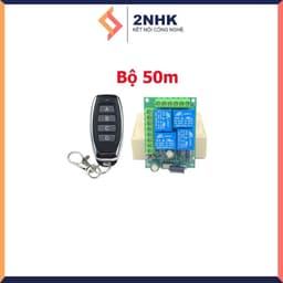 Bộ Điều Khiển Từ Xa RF 4 Kênh 433MHz 6V 12V 24V DC 5V–30V Mạch Thu Không Dây 4