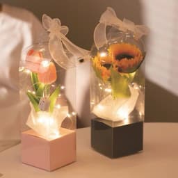 🎁 Hộp Mica Đựng Hoa Trong Suốt (Lẻ 1 hôp Không hoa) – Quà Tặng Sang Trọng, Decor Tinh Tế 9