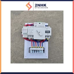 Bộ chuyển nguồn ATS LWR 2P 125A AC 220v chuyển đổi hai nguồn điện tự động không gây mất điện 9