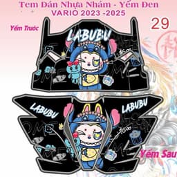 Tem Dán Nhựa Nhám Vario 125 2023-2025  nhiều mẫu hót 4