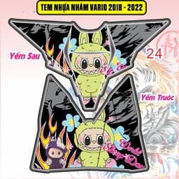 Tem Dán Nhựa Nhám Vario 125-150 2018 - 2022  nhiều mẫu decal 3 lớp không bay màu 7