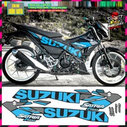 Tem Xe Satria Fi Đẹp Mẫu Zin Phối Các Loại Màu Decal Xịn Tem Satria Raider 2