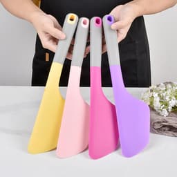 Thìa Silicon Chịu Nhiệt 34cm KOOBEE – Vá Silicon Đa Năng, Thìa Trộn Bột, Phết Kem Bánh, Dụng Cụ Làm Bánh| 326 8