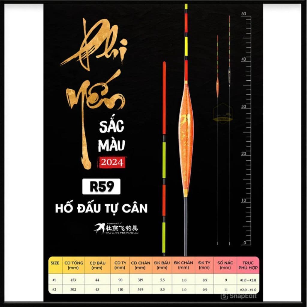 Phao Hố Đấu Tự Cân Phi Yến R59