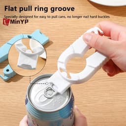 CMinYP 2 Cái Dụng Cụ Mở Chai Đa Năng Nhựa Dụng Cụ Mở Hộp Nước Kẹp Bình Nắp Bình Tẩy Kéo Tab Canh Cho Người Yếu Tay Người Cao Tuổi Vinh Quang 5