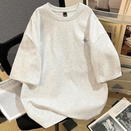 COD✅(Hồ Chí Minh)🚚Áo Phông In Hình Graffiti Ngôi Sao, Unisex, 100% Cotton, Dáng Rộng Vừa Vặn, Cổ Thuyền Áo Th 2