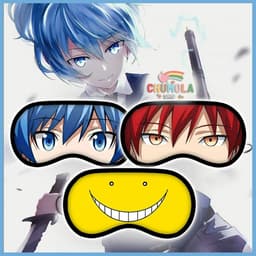 Bịt Mắt Ngủ Anime Assassination Classroom Koro Sensei Karma Nagisa Vải Mềm Co Giãn Thoải Mái Cosplay 1