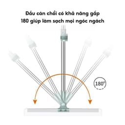 Chổi gạt nước sàn nhà tắm cỡ lớn, Chổi quét nhà gạt nước và lau kính đầu silicon Chổi cao su gạt nước(NgocAnhNgocAnh) 4