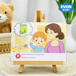 Thẻ Flash EVON BABY dạy bé tập nói - CHỦ ĐỀ PHẢN XẠ NÓI BẬT ÂM ĐẦU TIÊN 5