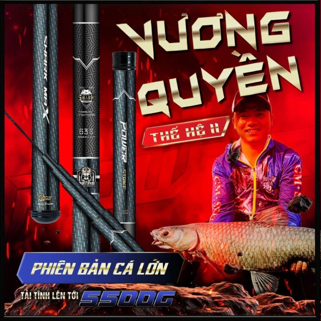 Cần Tay Vương Quyền TH2 ( Tặng Áo Camo )