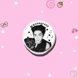 Giá đỡ điện thoại acrylic Kpop  Griptok KEONHO MARTIN JAMES JUHOON SEONGHYEON giá đỡ ngón tay gấp ph nlp 6