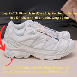 [Deluxe] Giày Salomon XT-6 - Chạy bộ, leo núi, dã ngoại 9