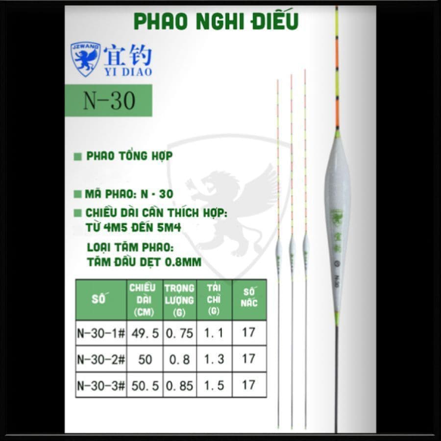 Phao Nghi Điếu N30