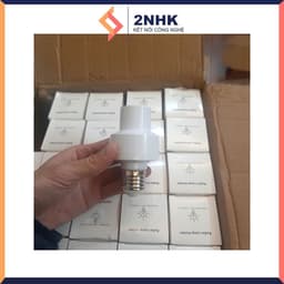 Đuôi đèn cảm ứng radar vi sóng, đui đèn cảm ứng cảm biến chuyển động radar vi sóng tự động bật tắt 5