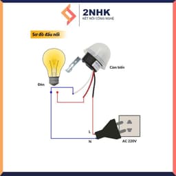 Công tắc cảm biến ánh sáng bật tắt đèn AS-20/ AC220V, tự động bật vào ban đêm , tắt vào ban ngày 5