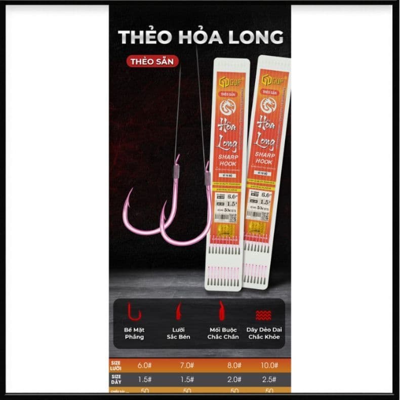 Thẻo Sẵn GUF Hỏa Long(có ngạnh)