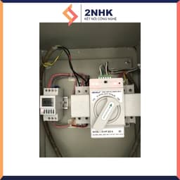 Cầu Dao Đảo Chiều Tự Động Bộ Chuyển Nguồn ATS 2P 63A - bộ chuyển đổi 2 nguồn điện tự động 4