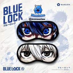 Bịt Mắt Ngủ in hình Blue lock Nagi Isagi - Miếng che mắt ngủ êm ái Phụ kiện cosplay 1