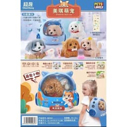 Đồ Chơi Chăm Sóc Thú Cưng Capybara Cho Bé – Chó Bông, Mèo Bông, Thỏ Bông Biết Đi Kêu, Vẫy Đuôi Kèm Lồng & Phụ Kiện 8