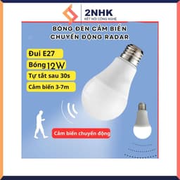 Đèn LED Cảm Ứng Chuyển Động Radar - Tự Động Bật Khi Có Người - Chỉ Hoạt Động Khi Trời Tối 3