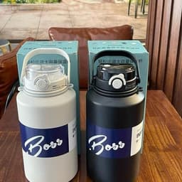 [ HOT Bán Chạy Giá Rẻ + Tặng Túi Giữ Nhiệt ]Bình giữ nhiệt Boss Dung 2L Tặng Kèm Cọ Rửa + Sicker 3D 3