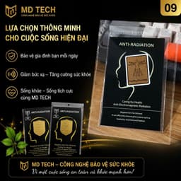Miếng Dán Ngăn Bức Xạ Điện Từ Hàn Quốc - 24K Gold, Miếng Dán điện thȯại Chống Bức Xạ Có Hại Với Con Người 9