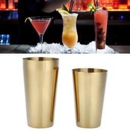 Bộ bình lắc Cocktail 2 mảnh KECTTIO, Bộ bình lắc thanh inox 304 thiết kế đơn giản, thanh công cụ trộn pha chế thực tế 7
