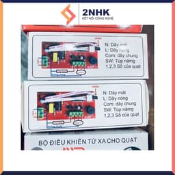Bộ mạch điều khiển quạt từ xa - Quạt bàn Quạt cheo tường Dễ lắp đặt 8