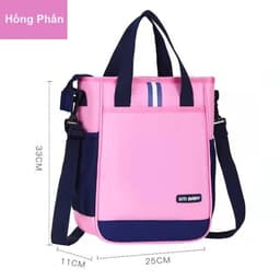 Cặp học sinh lớp 1-6 chất liệu vải Oxford không thấm nước.(HuongBun) 4