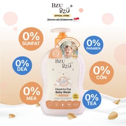 Sữa Tắm Gội BZU BZU Cho Bé 2in1 – Chiết Xuất Tự Nhiên, Làm Sạch Dịu Nhẹ, Dưỡng Ẩm Da Mềm Mịn Cho Trẻ Sơ Sinh hyhybaby 5