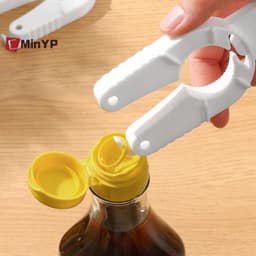 CMinYP 2 Cái Dụng Cụ Mở Chai Đa Năng Nhựa Dụng Cụ Mở Hộp Nước Kẹp Bình Nắp Bình Tẩy Kéo Tab Canh Cho Người Yếu Tay Người Cao Tuổi Vinh Quang 4
