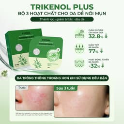 Hộp 10 Miếng Mặt Nạ Tràm Trà KEYSHU Hỗ Trợ Giảm Mụn, Kiểm Soát Dầu, Làm Dịu Da 26ml SKINCARESHOP 4