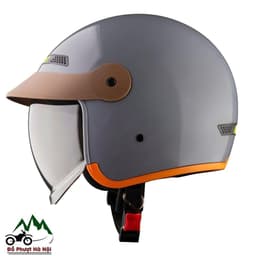 Mũ bảo hiểm xe máy 3/4 GXT139 kính âm kèm lưỡi trai, Royal 139 luxury sản xuất bơi royal Đồ Phượt HN 4