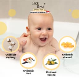 Sữa Tắm Gội BZU BZU Cho Bé 2in1 – Chiết Xuất Tự Nhiên, Làm Sạch Dịu Nhẹ, Dưỡng Ẩm Da Mềm Mịn Cho Trẻ Sơ Sinh hyhybaby 7