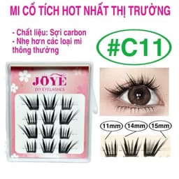 [hộp mini] Lông mi giả cổ tích thần thoại JOYE loại tách sợi từng cụm, chùm, bụi (nối mi) 7