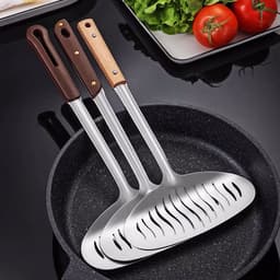 Xẻng inox lật cá rán nguyên con chuyên dụng cho nhà bếp cao cấp, dụng cụ lật cá nguyên con 1