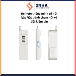 Bộ công tắc điều khiển từ xa acquy 24V - 5km bật tắt máy xịt thuốc, động cơ điện 1 chiều 24V (có học lệnh từ khiển khác) 9