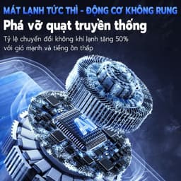 Quạt Mini Đeo Thắt Lưng Đeo Cổ Lk101 – Pin 10000mAh | 100 Cấp Gió | Có Đèn Pin & Tích Hợp Sạc Dự Phòng 8