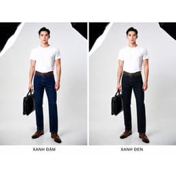 QUẦN DÀI NAM ỐNG SUÔNG MÃ 25, chất jean denim - Size rộng từ 18 đến 24 cm tùy size 4