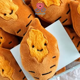 🩰Pink🩰Móc Khóa Vải Bông Củ Khoai Lang Mặt Cười Nướng Siêu Dễ Thương Móc Khóa Sáng Tạo Phụ Kiện Quà Tặng 6